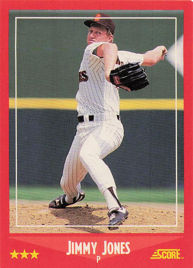 1988 Score Baseball Jimmy Jones #246