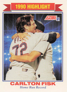 1991 Score Baseball Carlton Fisk #421