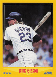 1988 Score Baseball Kirk Gibson #525