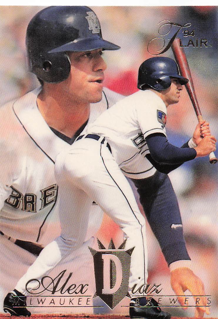 1994 Flair Baseball Alex Diaz #65 Rookie
