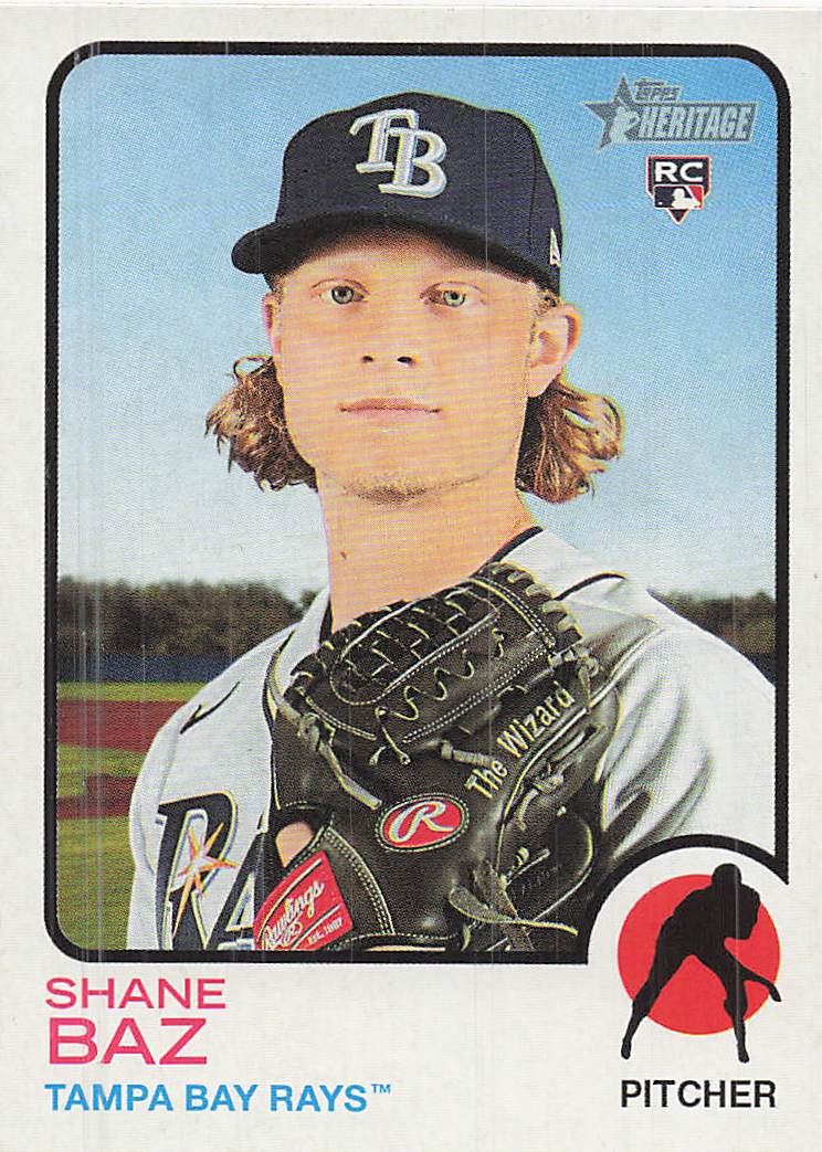 2022 Topps Heritage Baseball Shane Baz #161 Rookie