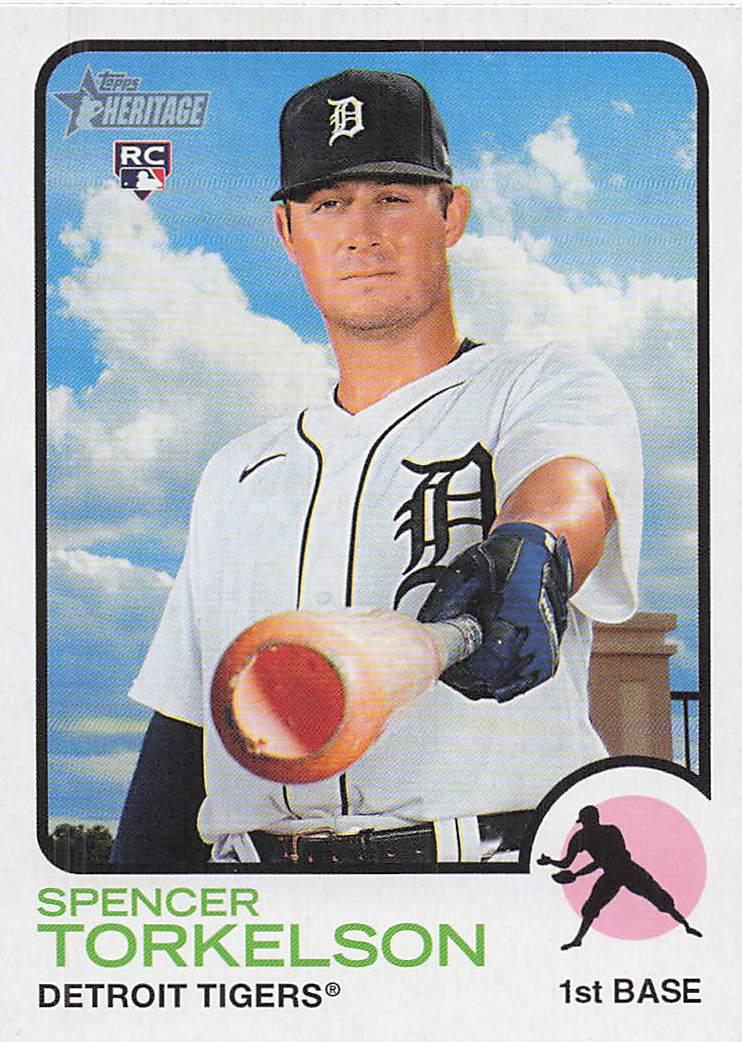 2022 Topps Heritage Baseball Spencer Torkelson #531 Rookie