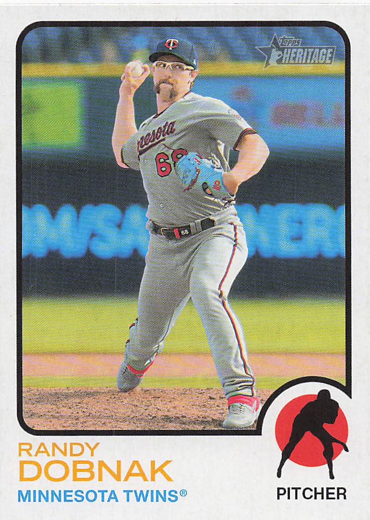 2022 Topps Heritage Baseball Randy Dobnak #536