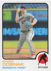 2022 Topps Heritage Baseball Randy Dobnak #536