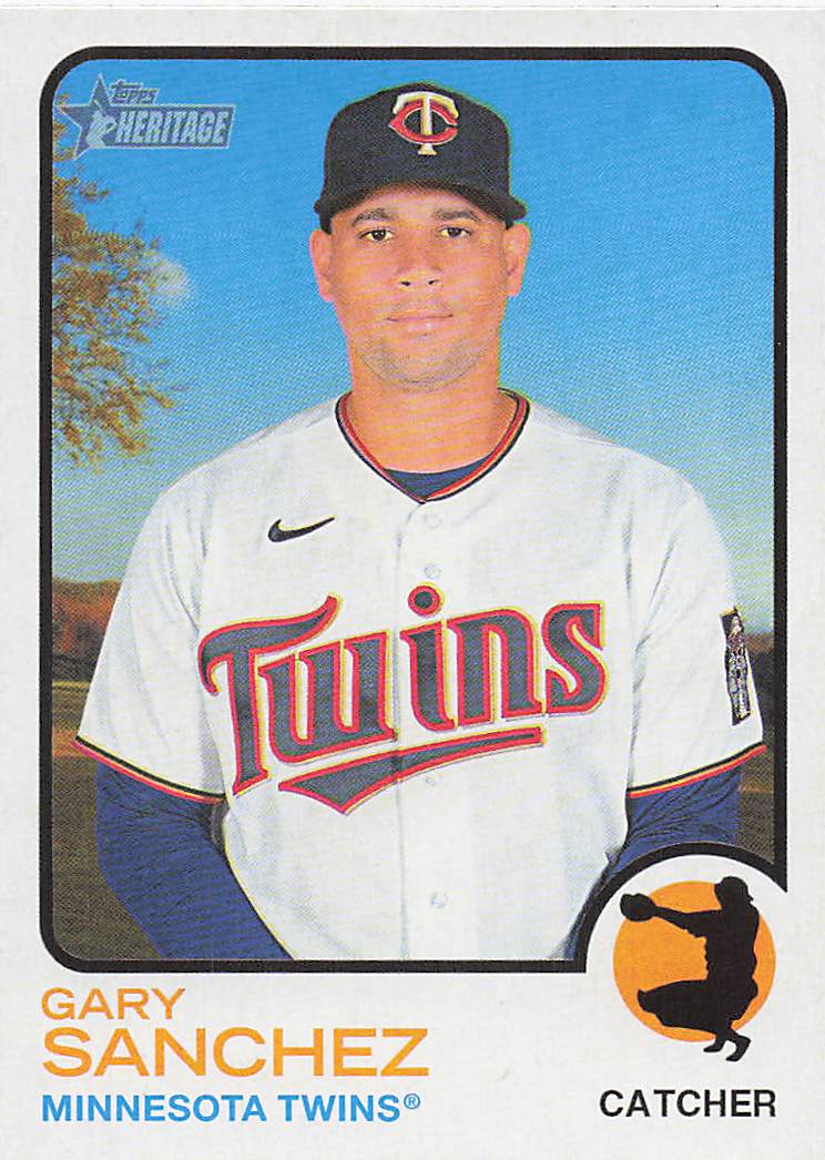 2022 Topps Heritage Baseball Gary Sanchez #537