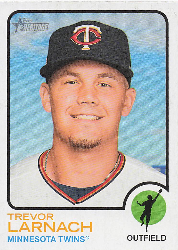 2022 Topps Heritage Baseball Trevor Larnach #557