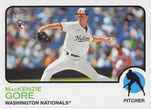 2022 Topps Heritage Baseball MacKenzie Gore #565 Rookie