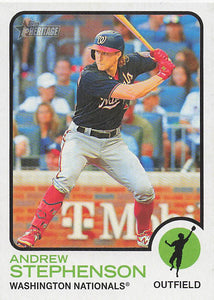 2022 Topps Heritage Baseball Andrew Stevenson #570