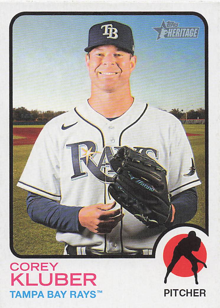 2022 Topps Heritage Baseball Corey Kluber #571