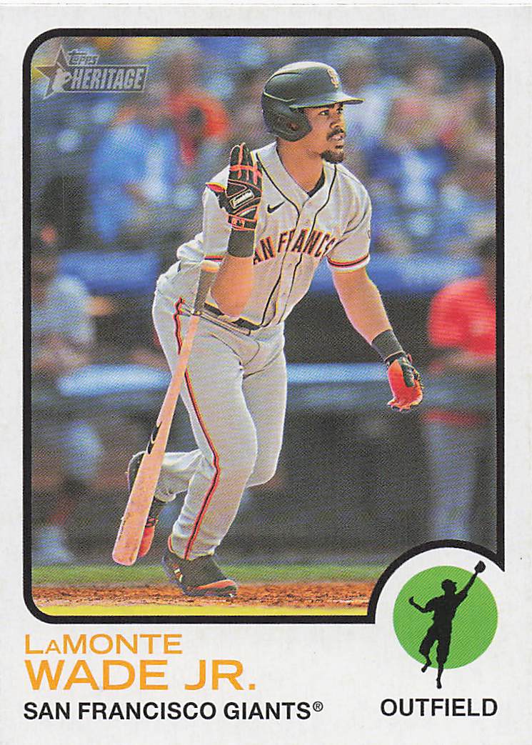2022 Topps Heritage Baseball LaMonte Wade Jr. #576