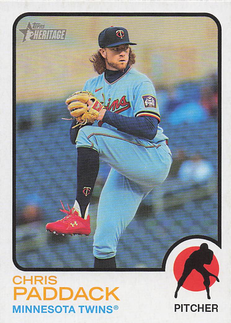 2022 Topps Heritage Baseball Chris Paddack #583