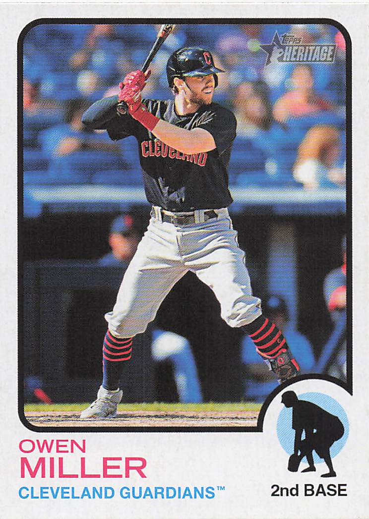 2022 Topps Heritage Baseball Owen Miller #598
