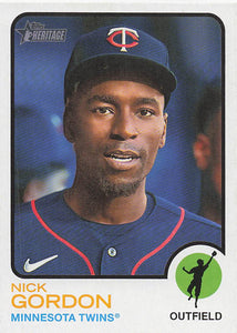 2022 Topps Heritage Baseball Nick Gordon #599