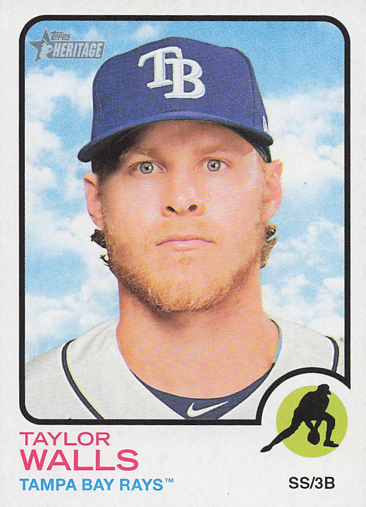 2022 Topps Heritage Baseball Taylor Walls #607