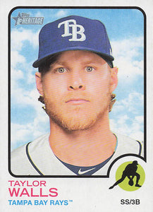 2022 Topps Heritage Baseball Taylor Walls #607