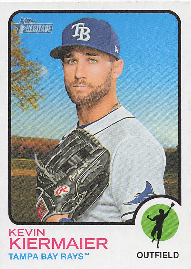 2022 Topps Heritage Baseball Kevin Kiermaier #619