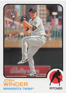2022 Topps Heritage Baseball Josh Winder #621 Rookie