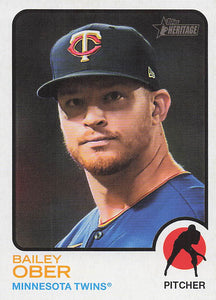 2022 Topps Heritage Baseball Bailey Ober #632