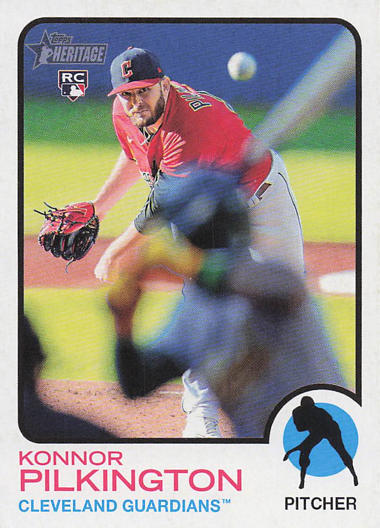 2022 Topps Heritage Baseball Konnor Pilkington #633 Rookie