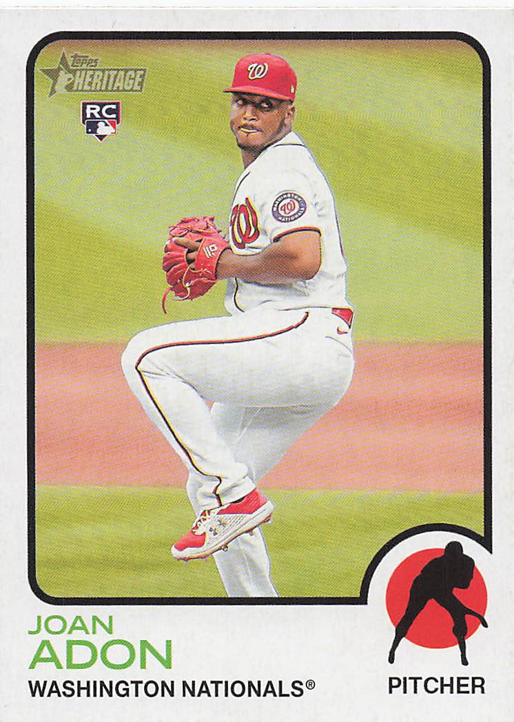 2022 Topps Heritage Baseball Joan Adon #688 Rookie