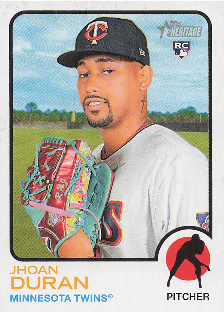 2022 Topps Heritage Baseball Jhoan Duran #693 Rookie
