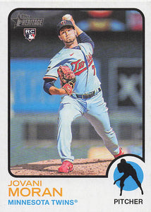 2022 Topps Heritage Baseball Jovani Moran #697 Rookie