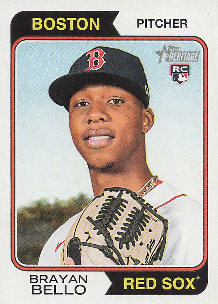 2023 Topps Heritage Baseball Brayan Bello #89 Rookie