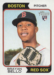 2023 Topps Heritage Baseball Brayan Bello #89 Rookie