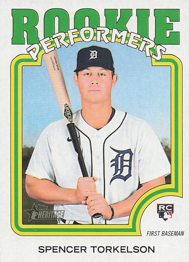 2022 Topps Heritage Baseball Rookie Performers Spencer Torkelson #RP-2