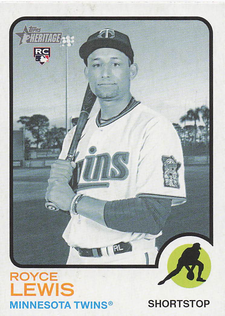 2022 Heritage Black & White Royce Lewis #515