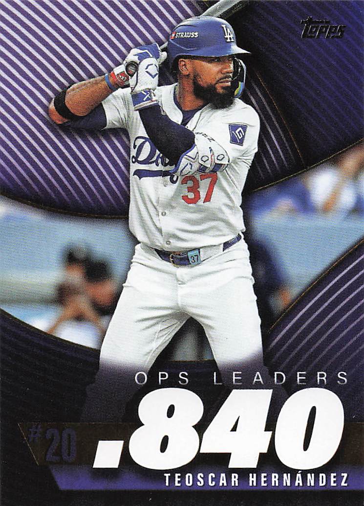 2025 Topps Baseball OPS Leaders Teoscar Hernández #OPS-20