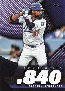 2025 Topps Baseball OPS Leaders Teoscar Hernández #OPS-20