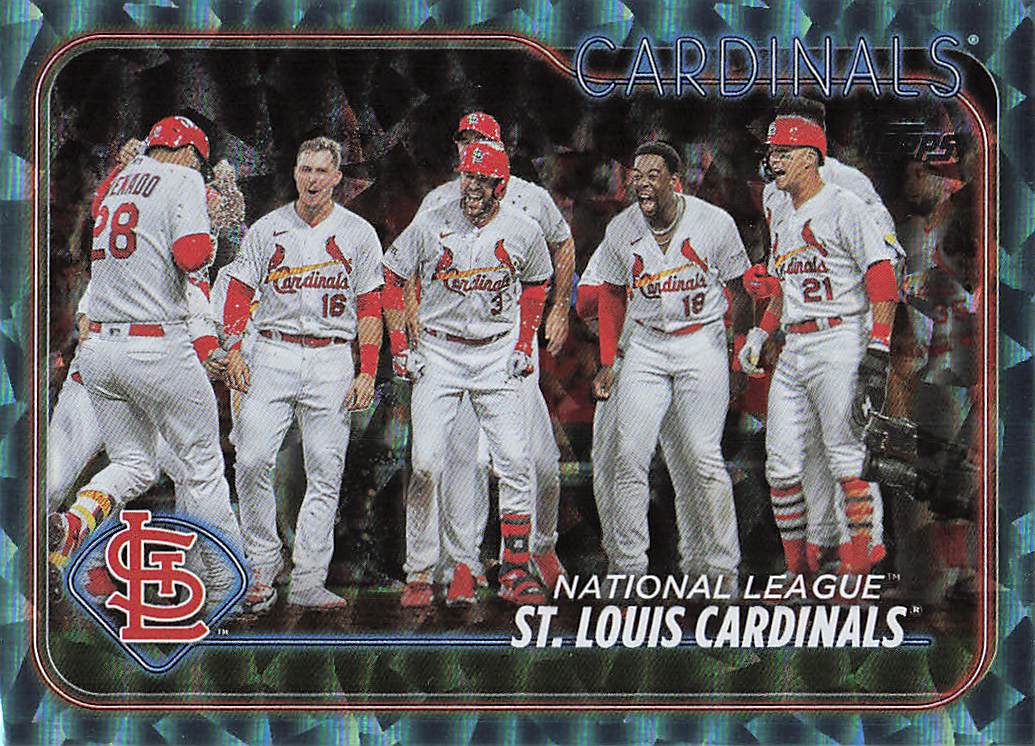2024 Topps Baseball Green Crackle Foil 045/399 St. Louis Cardinals #490