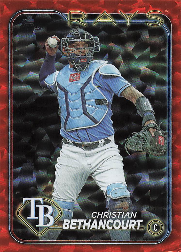 2024 Topps Baseball Orange Crackle Foil 240/299 Christian Bethancourt #96