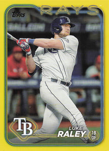 2024 Topps Baseball Yellow Luke Raley #181