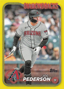 2024 Topps Baseball Yellow Joc Pederson #603