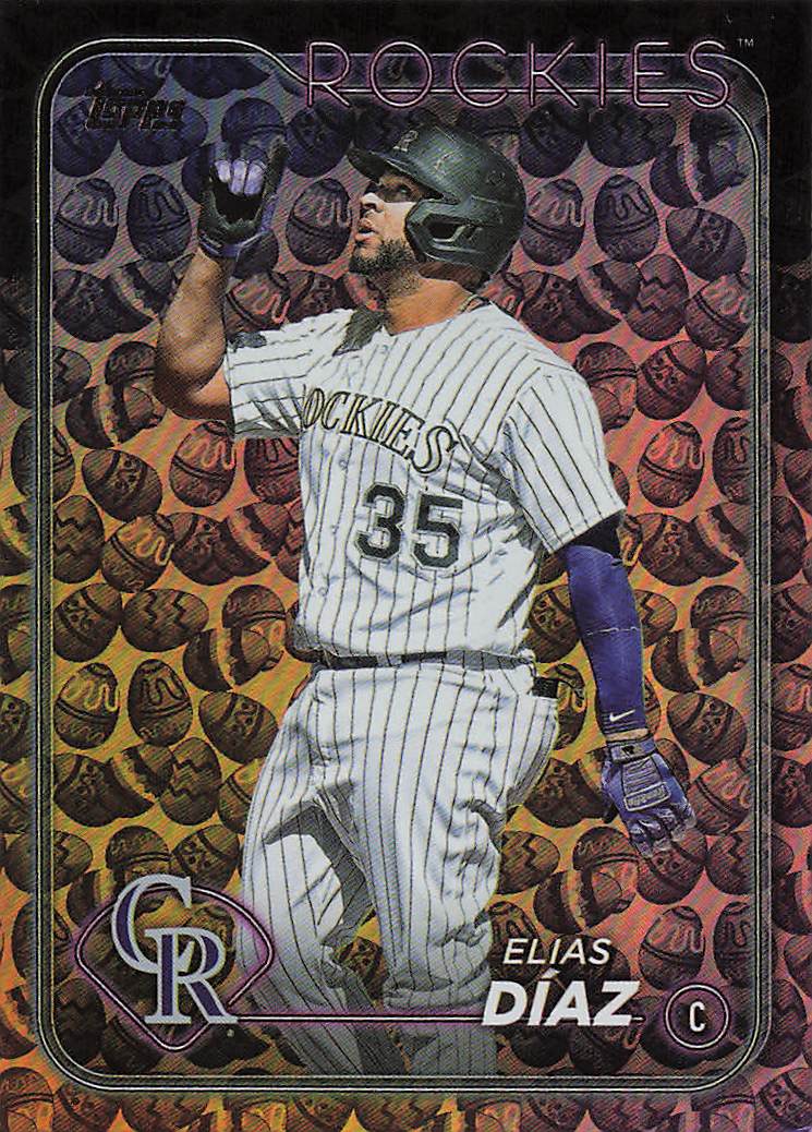 2024 Topps Baseball Holiday Eggs Elias Díaz #161