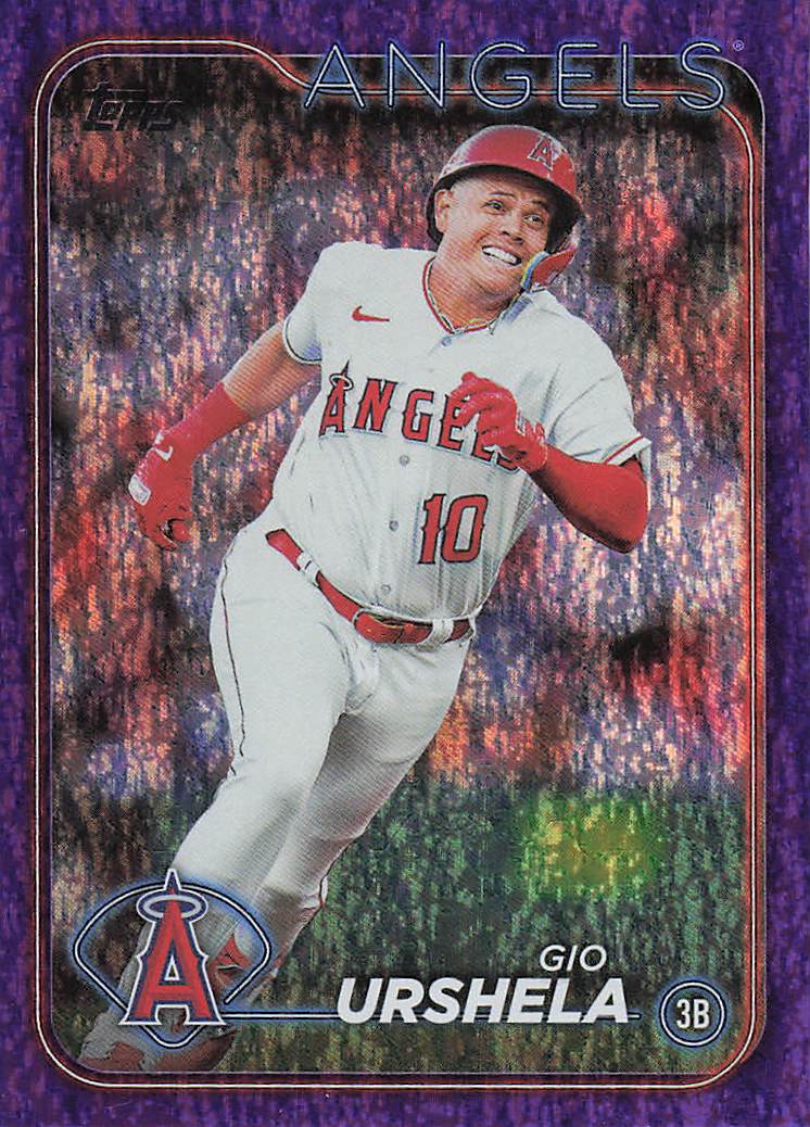 2024 Topps Baseball Purple Holofoil 037/799 Gio Urshela #698