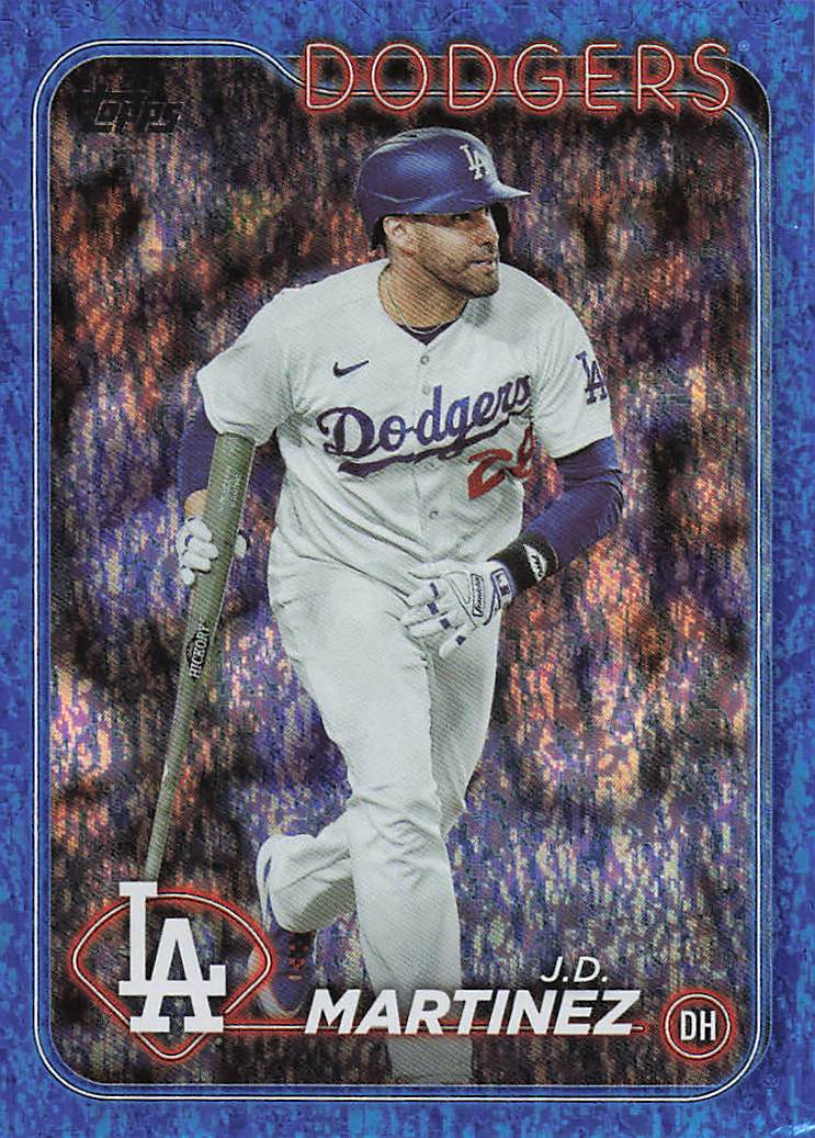 2024 Topps Baseball Blue Holofoil 267/999 J.D. Martinez #492