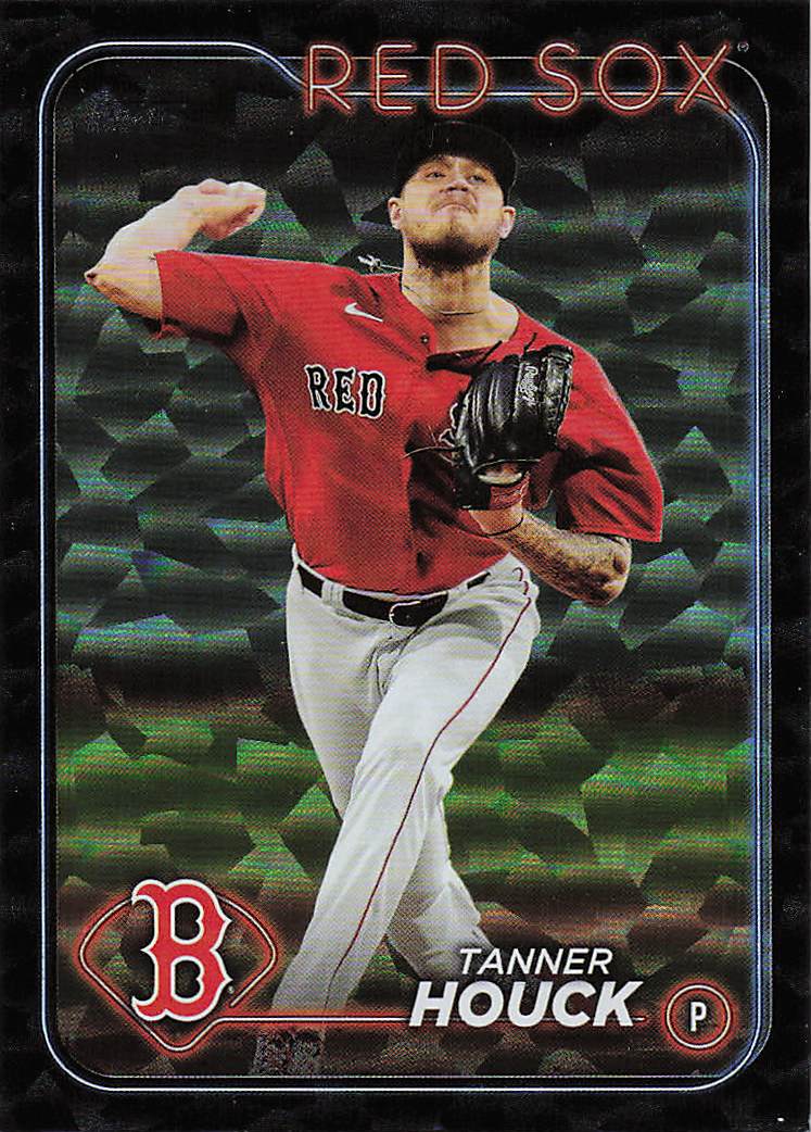 2024 Topps Baseball Black Crackle Foil Tanner Houck #377
