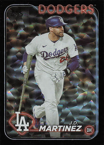 2024 Topps Baseball Black Crackle Foil J.D. Martinez #492