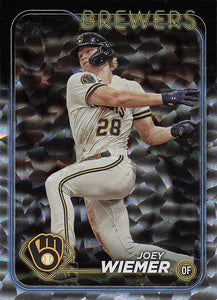 2024 Topps Baseball Silver Crackle Foil Joey Wiemer #9