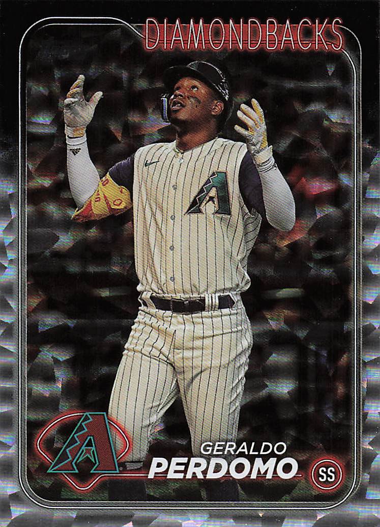 2024 Topps Baseball Silver Crackle Foil Geraldo Perdomo #41