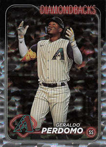 2024 Topps Baseball Silver Crackle Foil Geraldo Perdomo #41