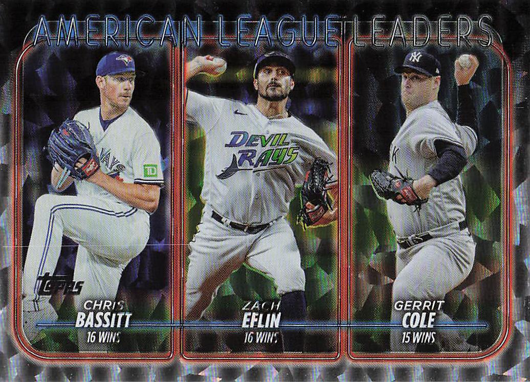 2024 Topps Silver Crackle Foil Bassitt Eflin Cole #57