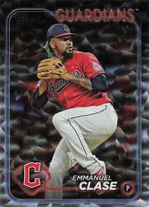 2024 Topps Baseball Silver Crackle Foil Emmanuel Clase #116