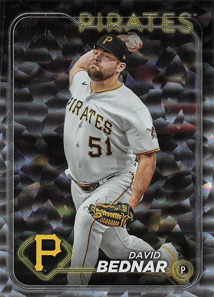 2024 Topps Baseball Silver Crackle Foil David Bednar #143