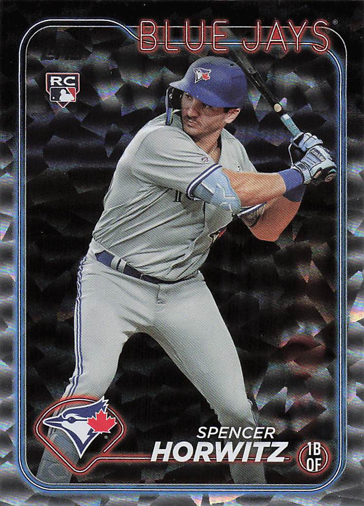 2024 Topps Baseball Silver Crackle Foil Spencer Horwitz #172