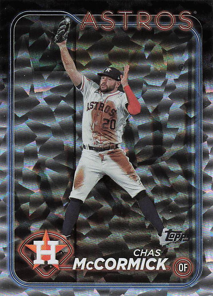 2024 Topps Baseball Silver Crackle Foil Chas McCormick #203