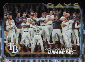 2024 Topps Baseball Silver Crackle Foil Tampa Bay Rays #211